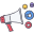 image with a megaphone